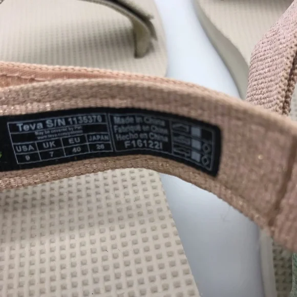 Teva Women's Original Universal Metallic Sandal Metallic Clay Multi Size 9 - Picture 6 of 9